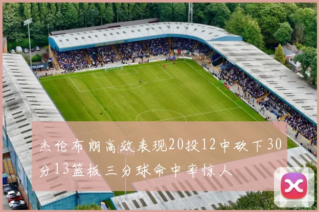 杰伦布朗高效表现20投12中砍下30分13篮板三分球命中率惊人